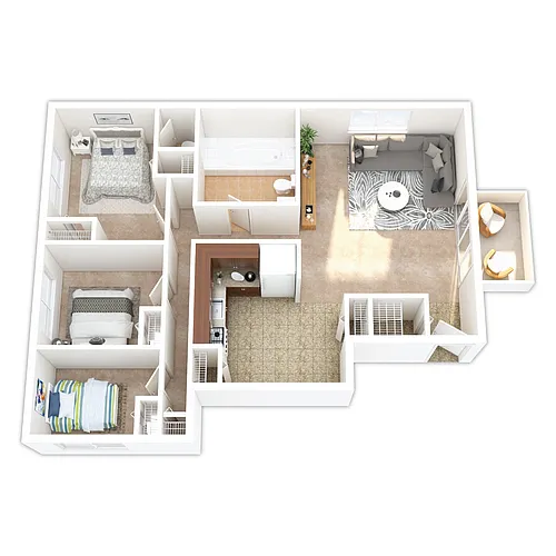 Floor plan Three Bedroom