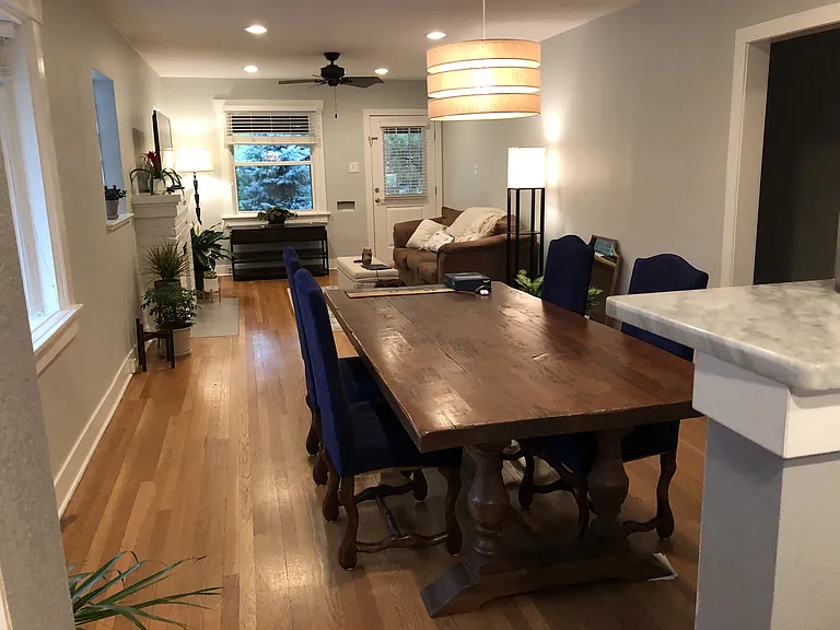 Picture from when furnished (furniture not included in rental)