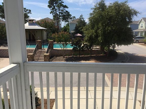 view from porch of community pool