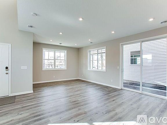 Living room with side deck view