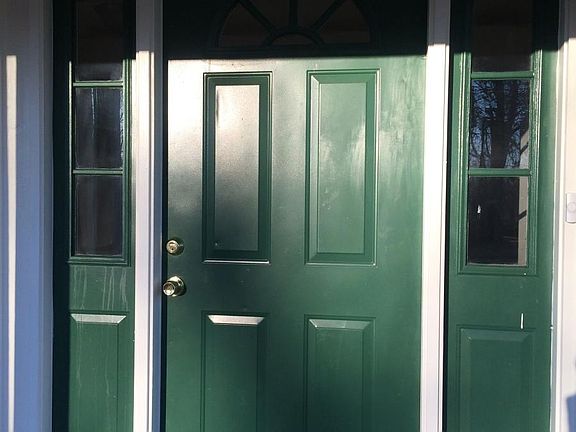 Steel front door with sidelites