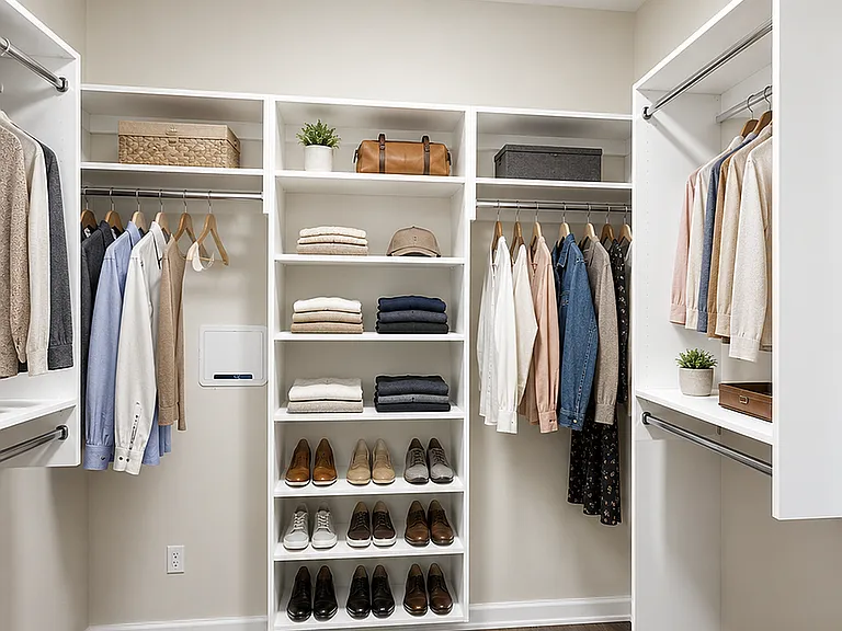 Lone Oak custom closet rendering
