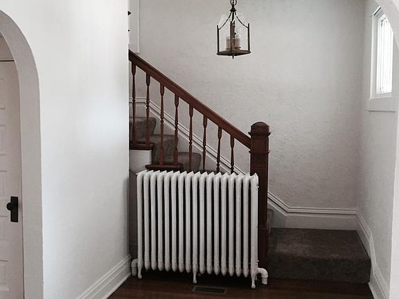 Front entry; hardwood