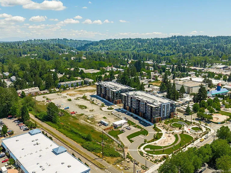Right in the heart of Kenmore, next to the City Hall, Fire Department, and Evergreen Health