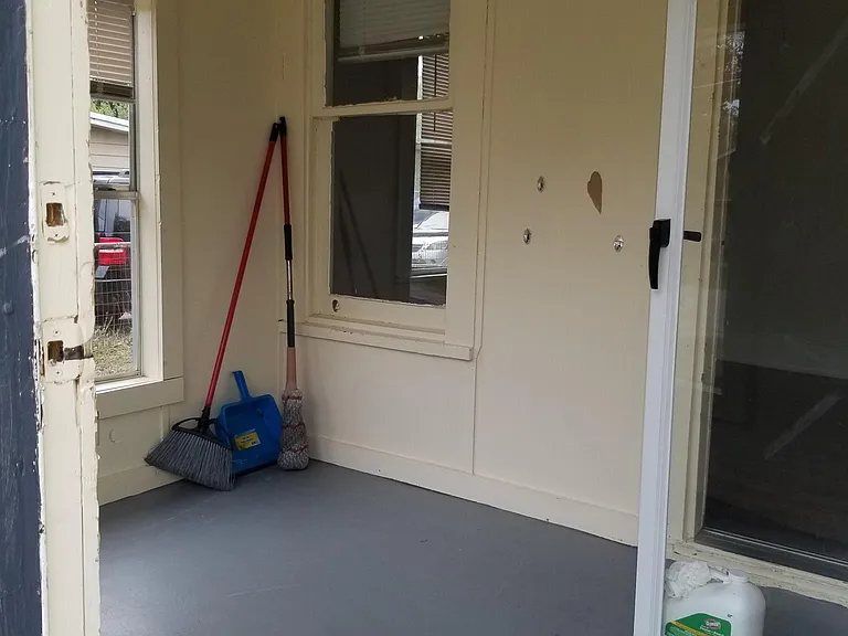 Enclosed front porch