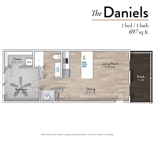 Floor plan Daniels