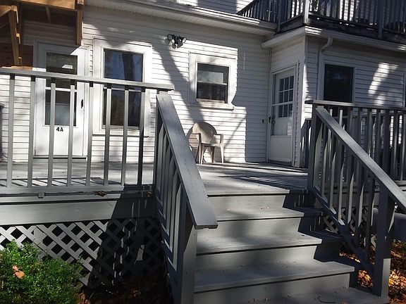 Private deck leading up to entrance of the apartment
