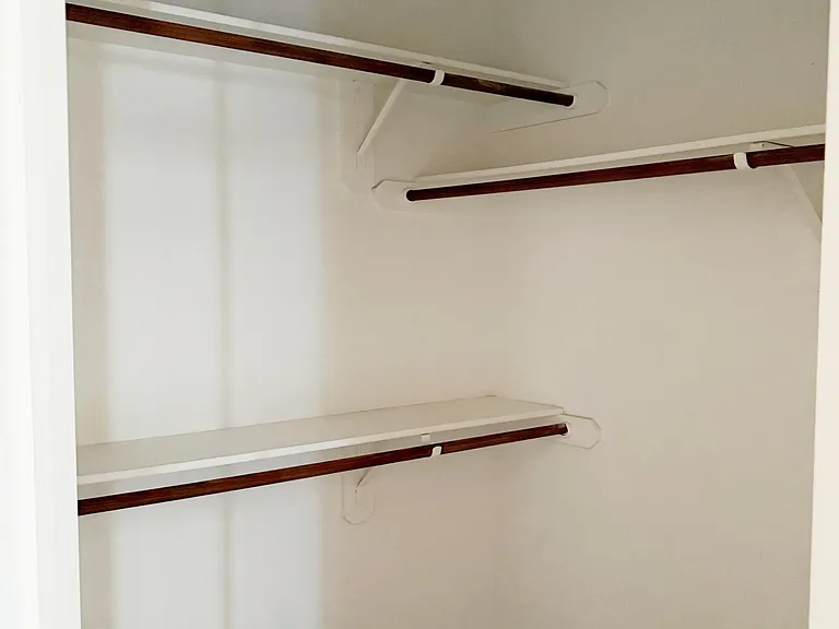 Inside of one of the master bedroom closets.