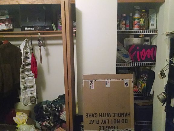 closet in the studio