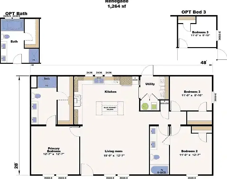 3 bed, 1264 sqft, $2,250 — Photo 4