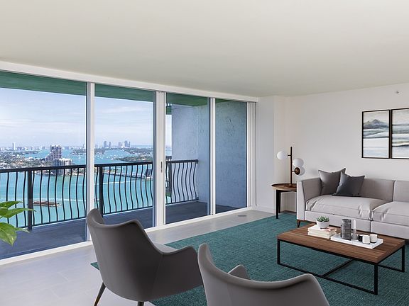 Premier living room boasting beautiful ocean views