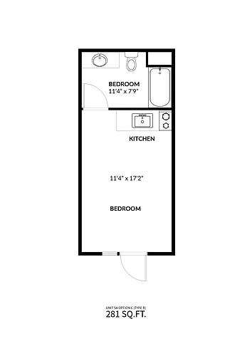 Floor plan 834 Eff 5