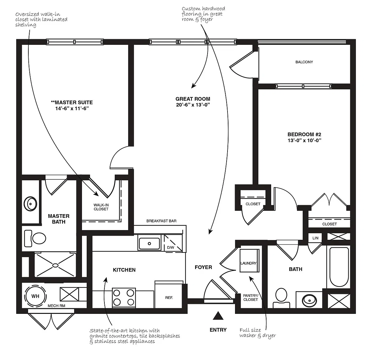 Floor plan Abbottsford