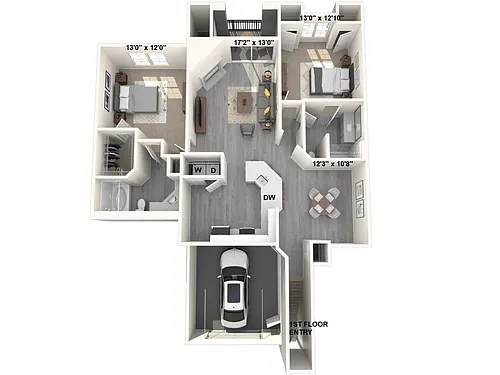 Floor plan B4-White