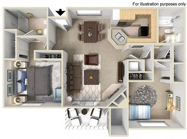 Floor plan Saint Tropez