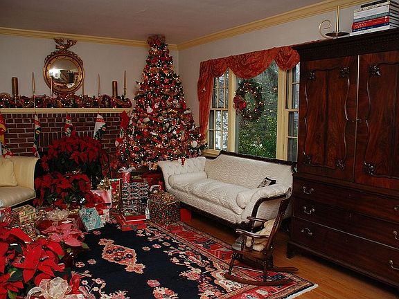 Living Room at Christmas