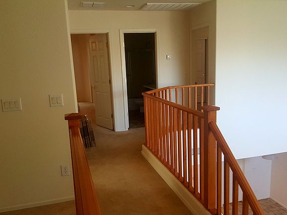 The stairway from second floor to first floor