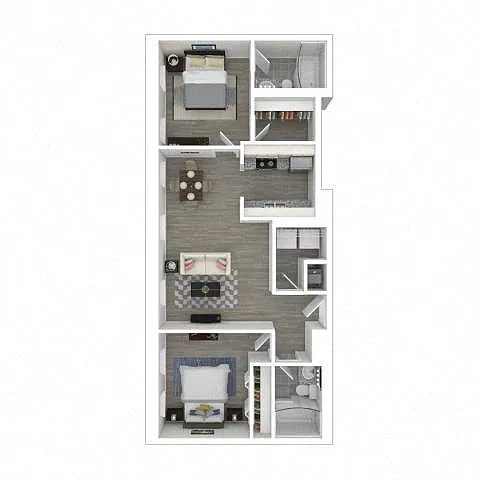 Floor plan Gayoso House - gh-B2A