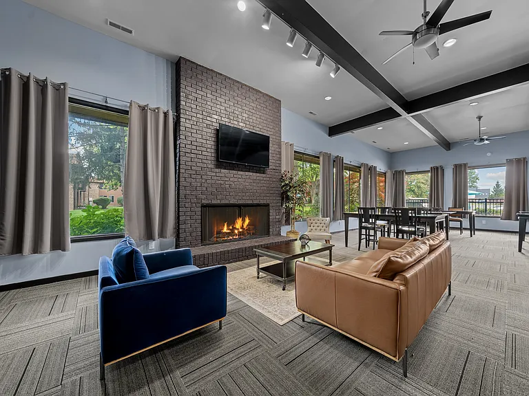Updated and spacious Resident Clubhouse at Westwood Village Apartments in Westland, MI