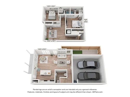 Floor plan B3