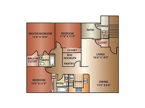 Floor plan Thunderbird