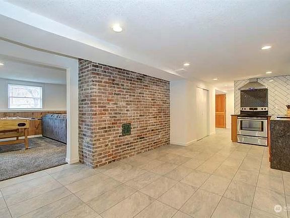 Kitchen and entry way from the laundry room