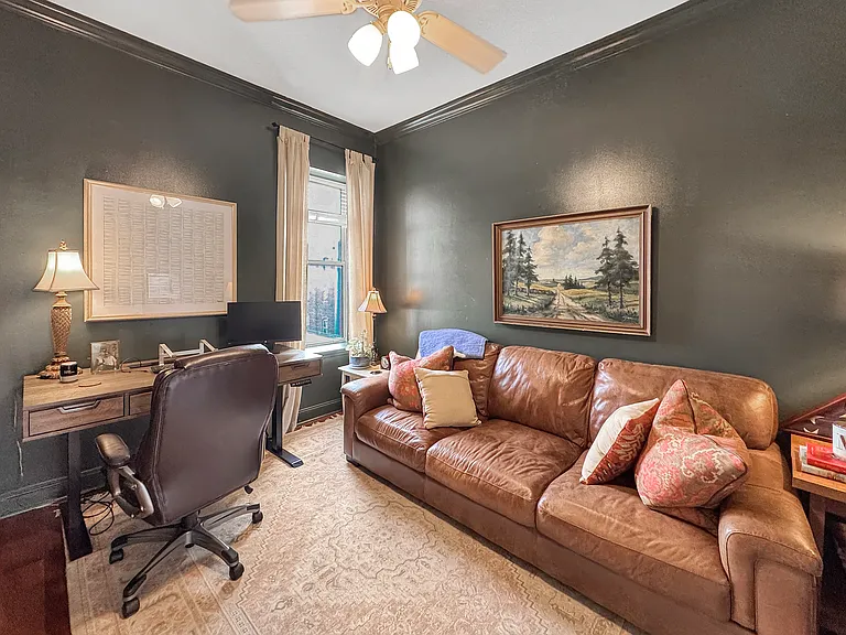 3rd bedroom best suited for flex room or office. Located near the entrance of the property. Small closet in the bedroom