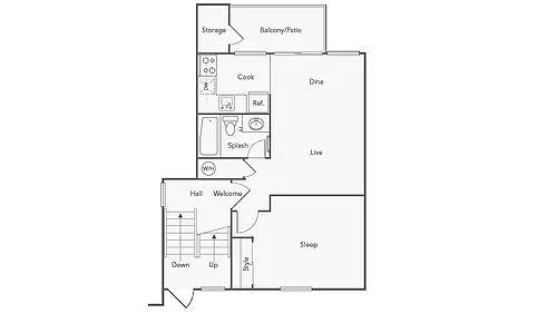 Floor plan Asheville