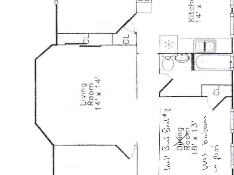 Floor Plan with bed 3