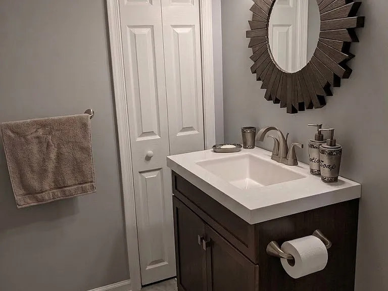 Basement bathroom