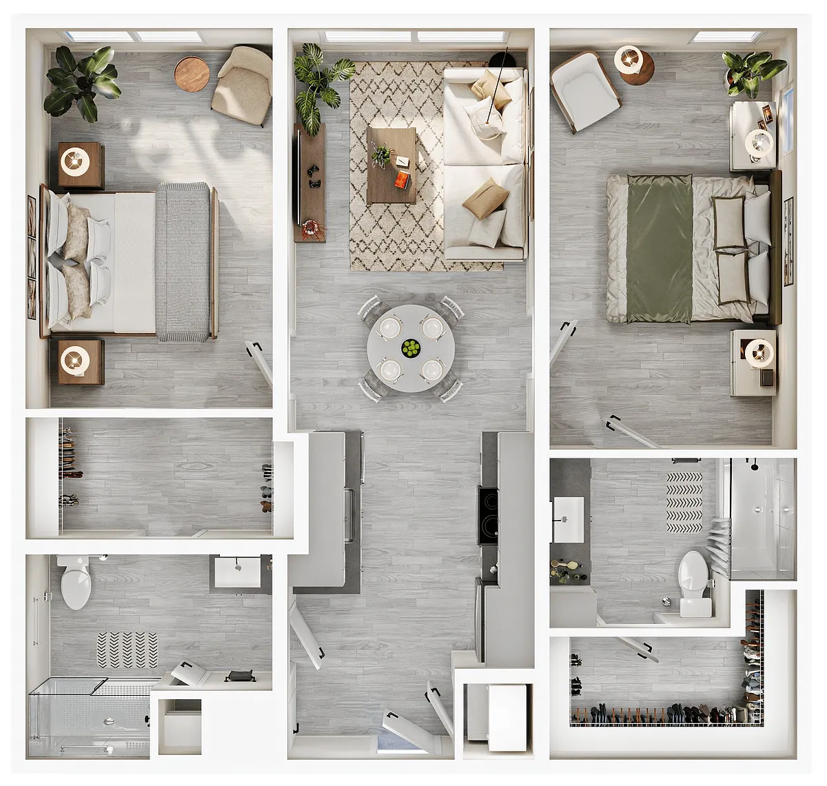 Floor plan B8