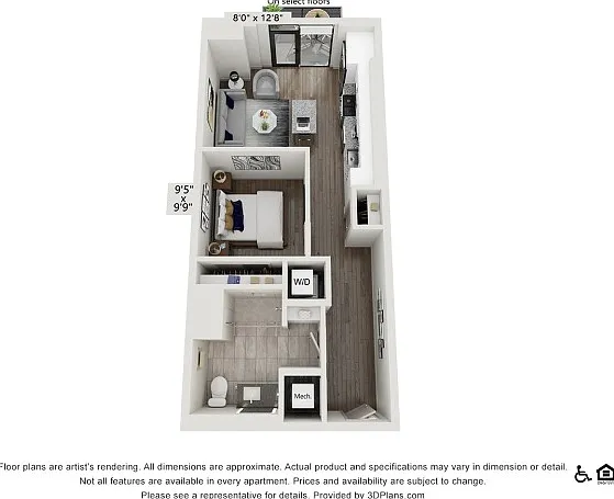 One Bedroom One Bath | 621 sq ft One Bedroom One Bath | 621 sq ft