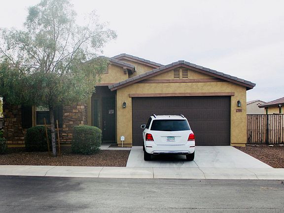 Ranch style home with two car garage.