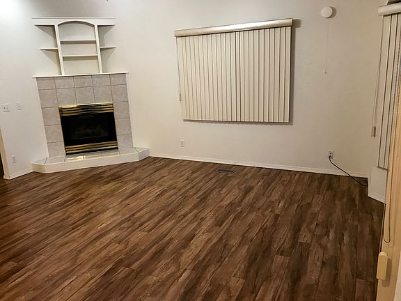 Living room fireplace