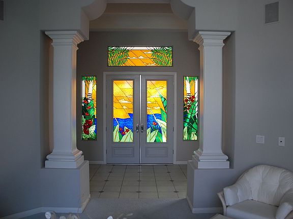 Stained Glass Entry