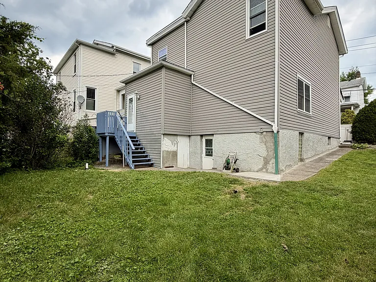 Rear yard. Fully fenced.