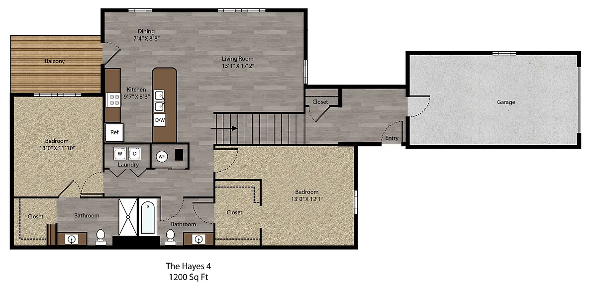Floor plan The Hayes 4