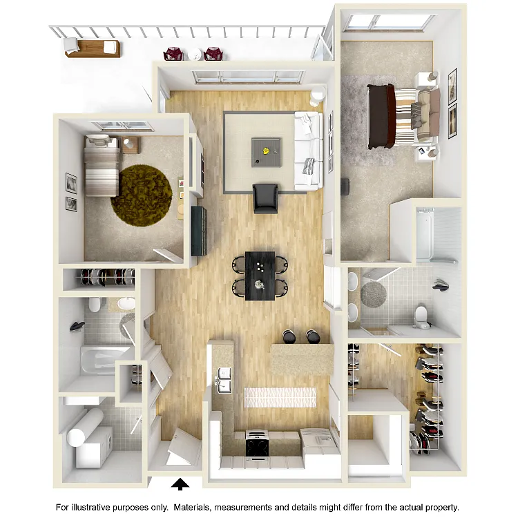 Floor plan Daymark