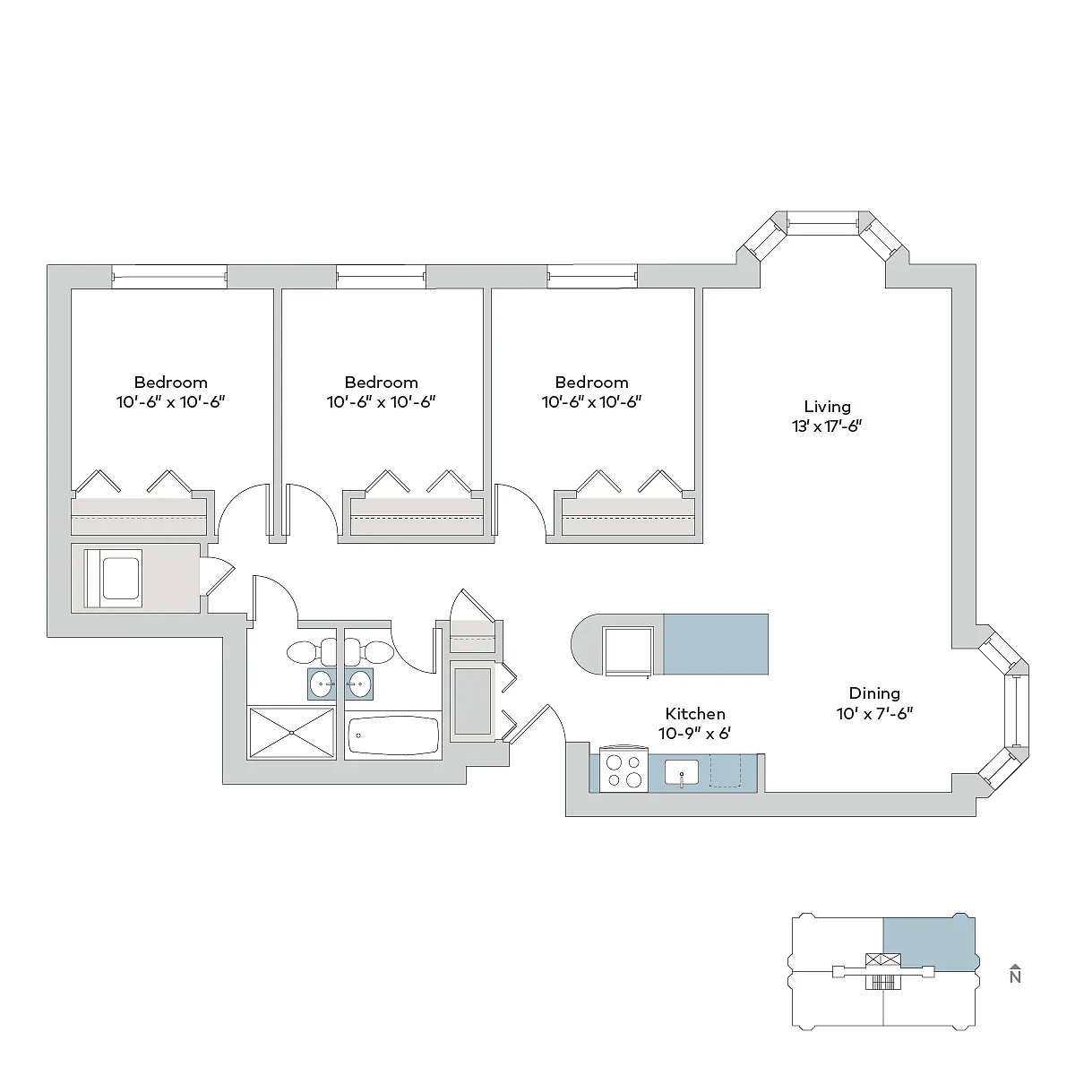 Floor plan 1400-3B202