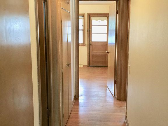 Hall from living room to bedrooms and bathroom