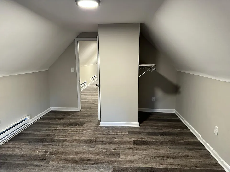 Bedroom is closed off from rest of the unit for privacy