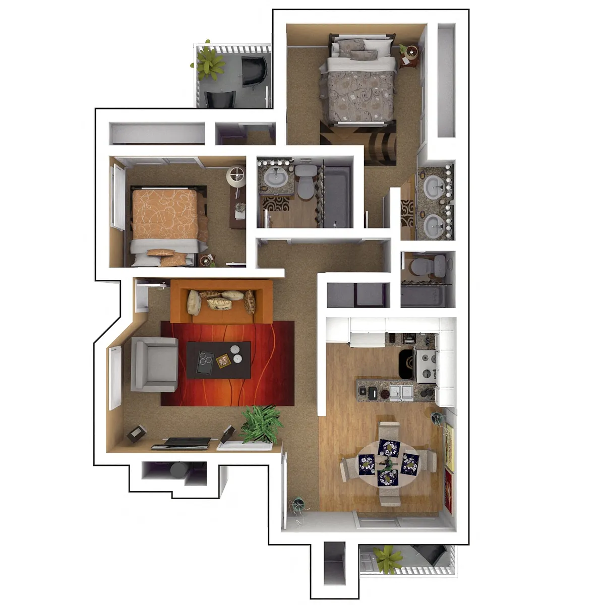 Floor plan Residence 3 Luxury