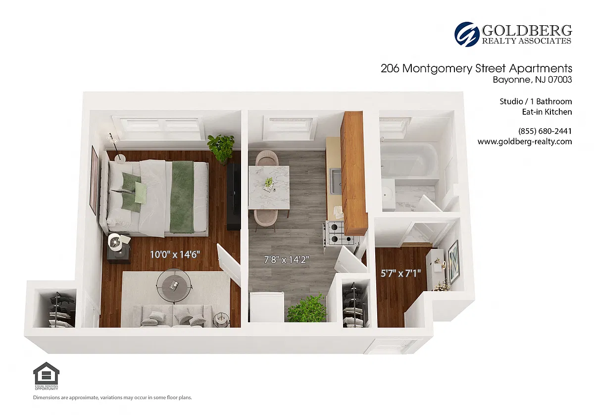 Floor plan Studio