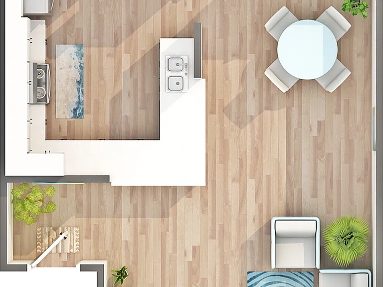 Spruce | 1-Bedroom Floorplan Spruce | 1-Bedroom Floorplan