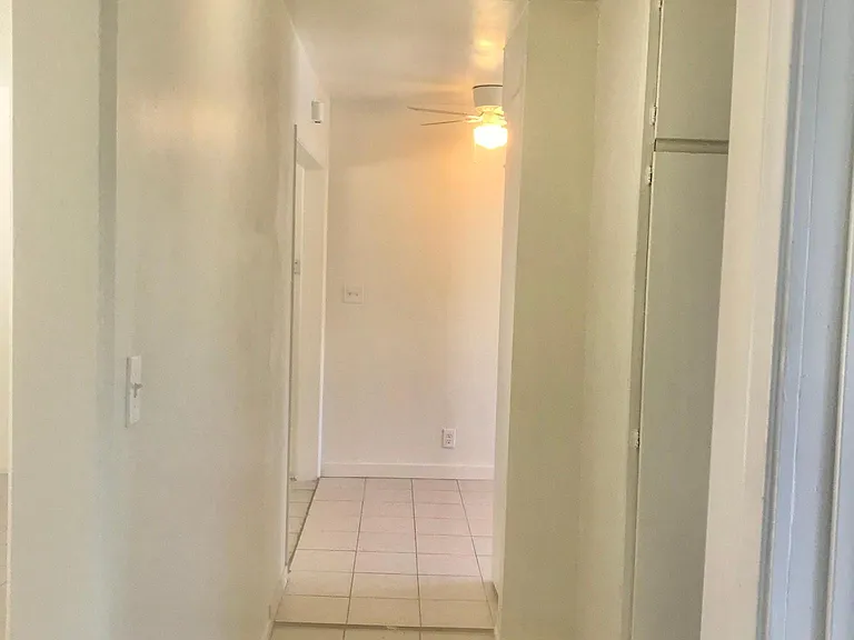 Hall way from south end, look through Dinning area