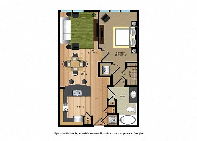 Floor plan A1C - Prestige Renovation
