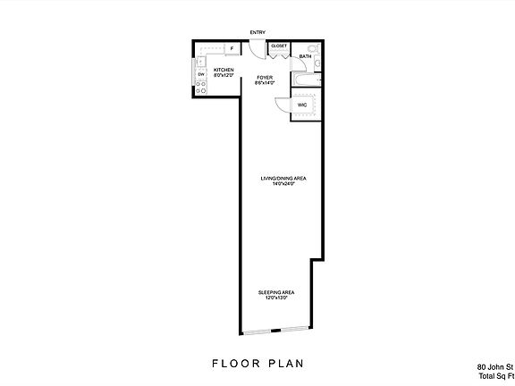 2nd image of 80 John St APT 4D