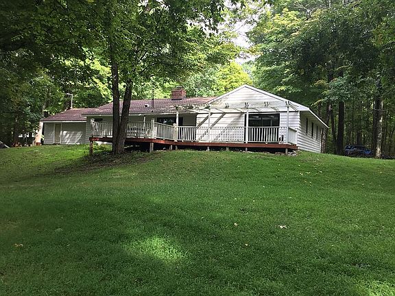 Hilltop setting, rear