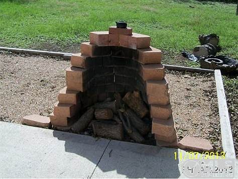 Fire pit.