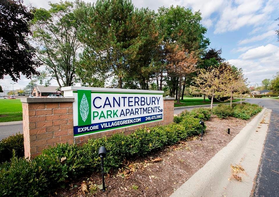 Canterbury Park Sign